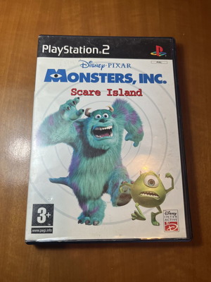 Disney Pixar Monsters, Inc. Scare Island παιχνίδι PlayStation 2 σαν καινούργιο, πλήρες με manual
