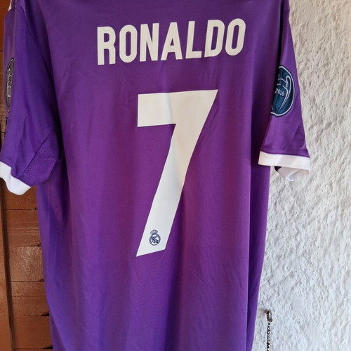 Real Madrid Cristiano Ronaldo Away Jersey Champions League Final 2017 Medium like new