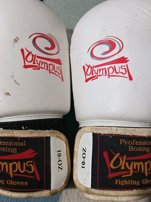 Olympus boxing gloves like new