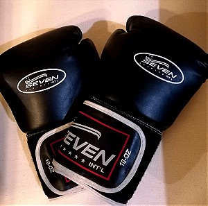 Γάντια του BOX - Πυγμαχίας (Seven) 10-OZ δερμάτινα με επένδυση αφρωδους υλικού και σκληρές ραφές!