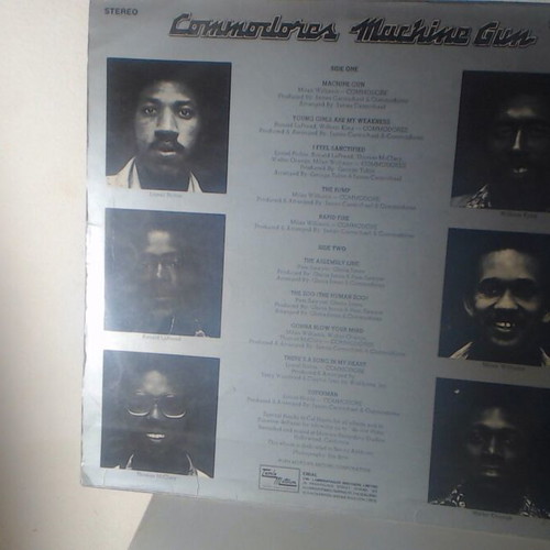LP Commodores Machine Gun vinyl record used, 1974