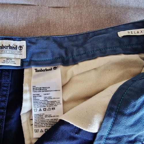 Timberland cargo shorts, blue, new