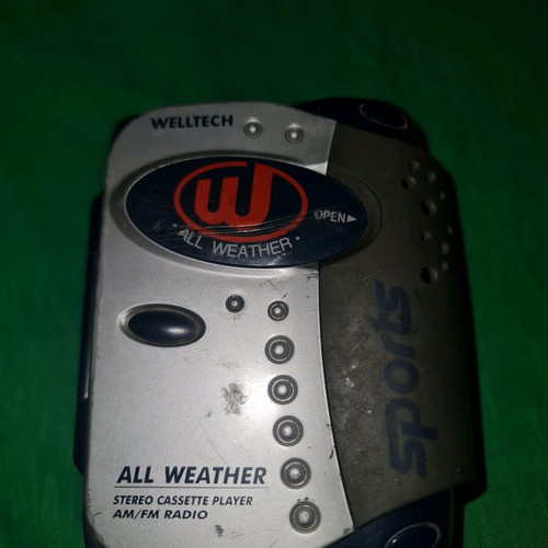 Walkman Welltech All Weather cassette player used, sturdy build