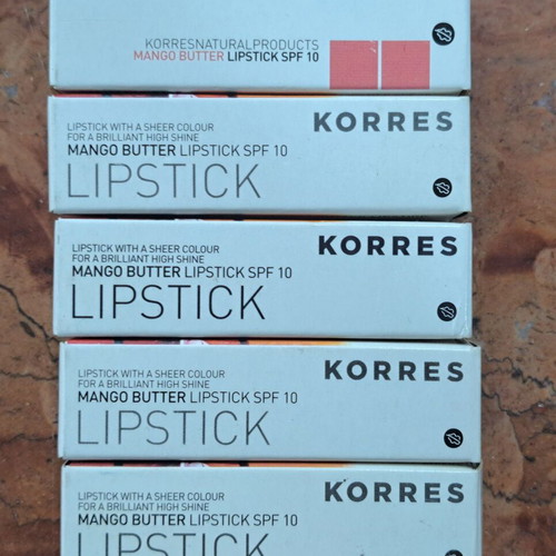 Korres Mango Butter Lipstick SPF 10 new, various shades