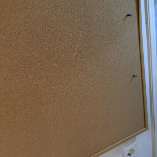 Bulletin board used, ideal for home and office