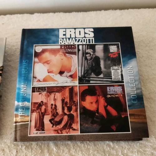 Pack of 8 CDs Ciao Italia and Eros Ramazzoti like new, unused