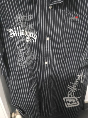 Billabong 2000s Grunge Button Up T-shirt Size 3XL New