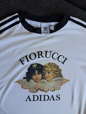 Fiorucci X Adidas Streetwear Top New, Boxy Fit, Cotton