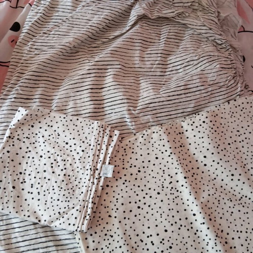 Crib sheets new, 3-piece set, 100% cotton, unisex