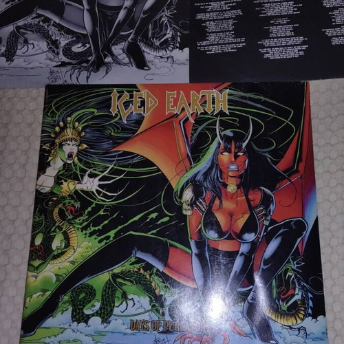 Iced Earth Days Of Purgatory vinyl used, metal