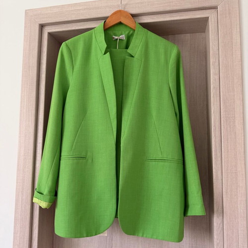 Jacket with trousers new, green Julia Bergovich