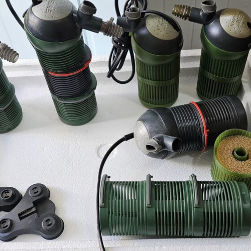 Eheim Aquaball and Pickup internal filters used, reliable German made