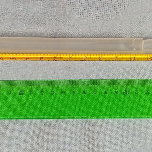 Laboratory Thermometer Glass Alcohol -10 to 150°C like new