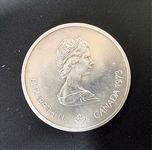 10 DOLLARS CANADA 1973,  ΑΣΗΜΕΝΙΟ