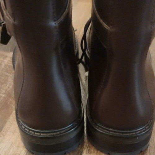 Lauren Ralph Lauren Elridge brown leather ankle boots like new