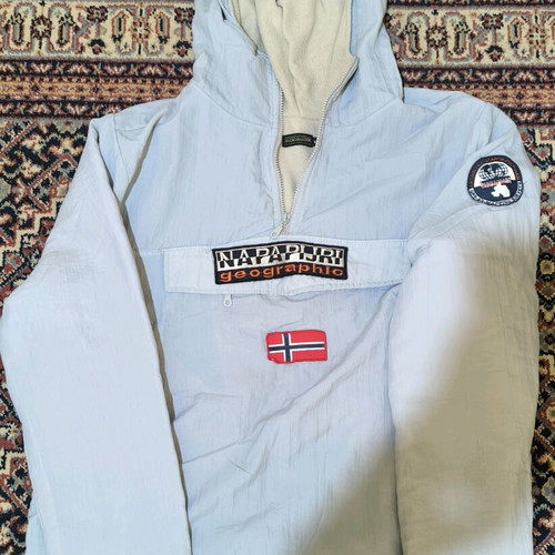 Napapijri Fleece Jacket like new, gray, size M
