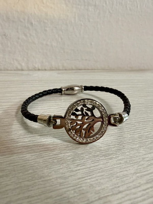 Tree of Life bracelet, stainless steel with magnetic clasp