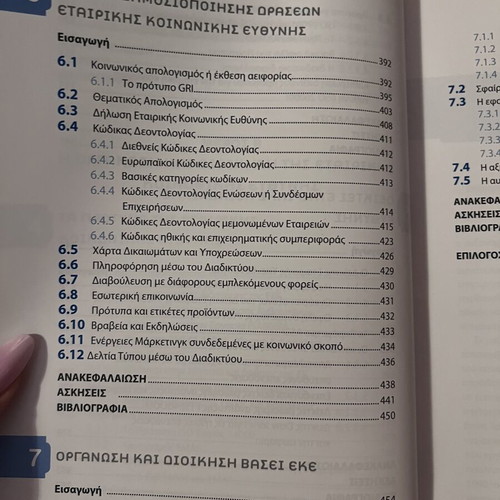 Corporate Social Responsibility book like new, Greek