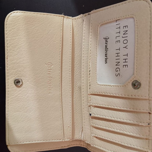 Stradivarius wallets used, pack of 2, croco texture
