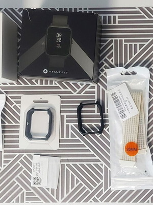 Amazfit Bip 1 σαν καινούργιο με extras, μαύρο