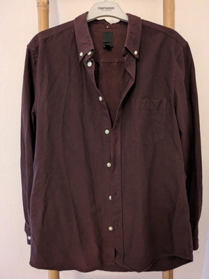 H&M shirt used, size M, red
