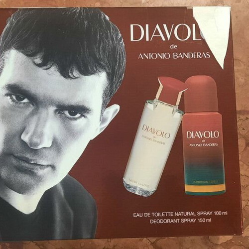 Vintage Antonio Banderas DIAVOLO gift set Eau de Toilette 100 ml and Deodorant Spray 150 ml new