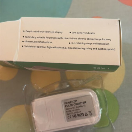Pulse Oximeter Finger Device new, SpO2 and heart rate monitor