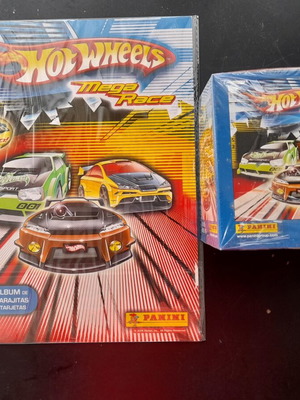 Panini Hot Wheels Album and Box new, Venezuelan edition