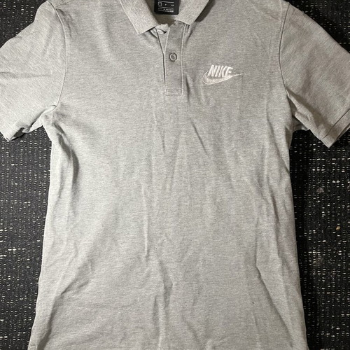 Nike polo shirt like new, size small, white and grey