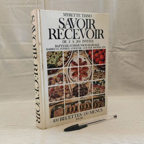 Savoir Recevoir book used, French, Myrette Tiano 1975