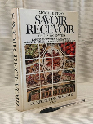 Savoir Recevoir book used, French, Myrette Tiano 1975
