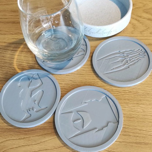 Σετ σουβέρ Lord of the Rings 3d printed, καινούργιο