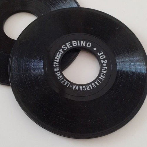 Vintage mini records for Sebino doll, used, 60s-70s