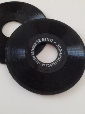 Vintage mini records for Sebino doll, used, 60s-70s