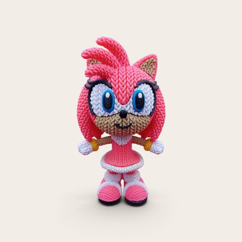 Amy Rose Sonic the Hedgehog 3D printed figure