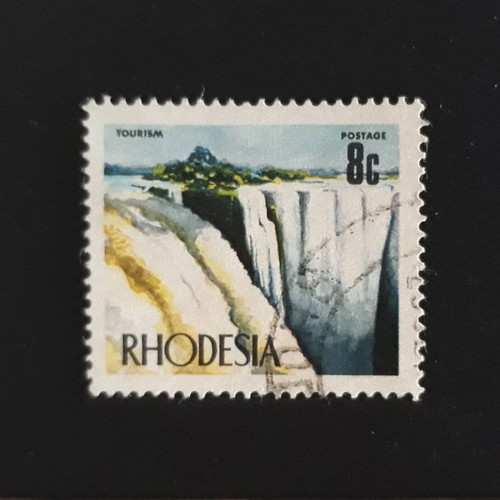 Σφραγίδα Zimbabwe Rhodesia 1970 8c Devil's Cataract Victoria Falls σαν καινούργιο