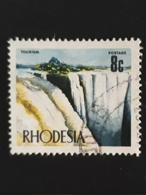 Σφραγίδα Zimbabwe Rhodesia 1970 8c Devil's Cataract Victoria Falls σαν καινούργιο