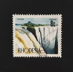 Σφραγίδα Zimbabwe Rhodesia 1970 8c Devil's Cataract Victoria Falls σαν καινούργιο