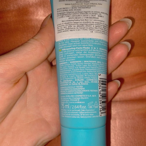 Eveline Perfect Skin Acne peeling paste mask new