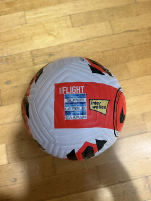 Olympiacos match worn football ball