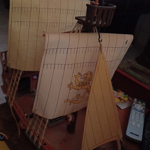 Playmobil Pirate Ship like new