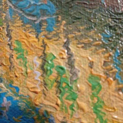 Πίνακας ζωγραφικής Colors of Venice, ελαιογραφία σε μουσαμά, καινούργιο
