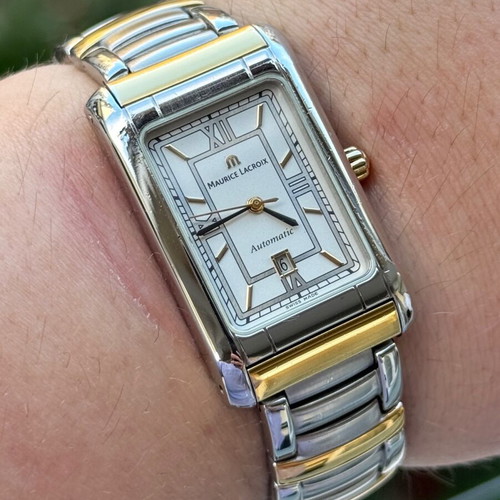 Maurice Lacroix Automatic watch like new, steel with sapphire