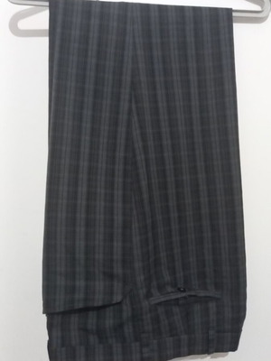 Domino suit set jacket and trousers new black grey size L