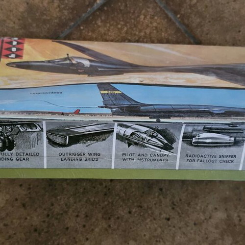 Lockheed U-2 model Hawk new, unassembled with NASA decals