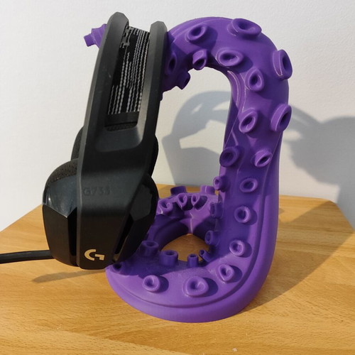 Headset stand Tentacle octopus 3D printed new