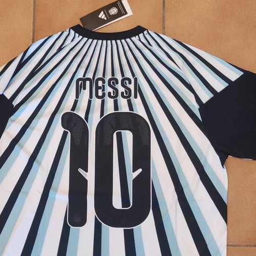 Argentina 26 Home Pre-Match Jersey with Messi 10, adidas