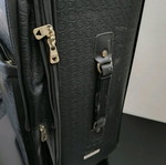 Guess suitcase used with missing front emblem