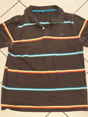 Seven 7 Denim brown polo shirt, size S