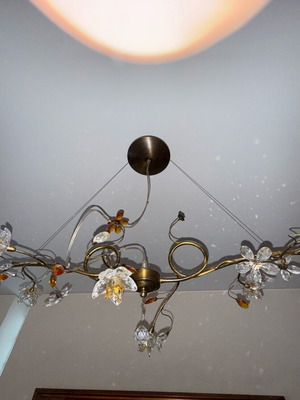 Ceiling lamp with Swarovski like new